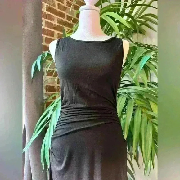 ATHLETA-Black and Gray Tie Dye Midi-Size M - Picture 2 of 8